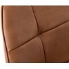 Nolan Armstoel Cognac Kunstleer Squares