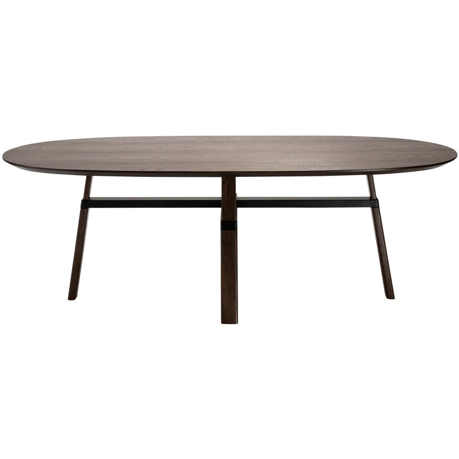 Cross Mocha Essenhout Eettafel Ovaal Cross Mocha Essenhout Eettafel Ovaal