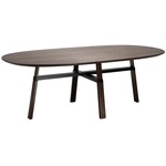 Dan Form Cross Mocha Essenhout Eettafel Ovaal Dan Form Cross Mocha Essenhout Eettafel Ovaal