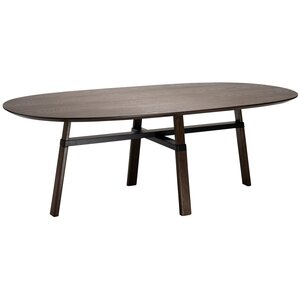 Dan Form Cross Mocha Essenhout Eettafel Ovaal Dan Form Cross Mocha Essenhout Eettafel Ovaal