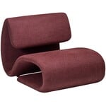 Dan Form Dubna Loungestoel Merlot Bouclé