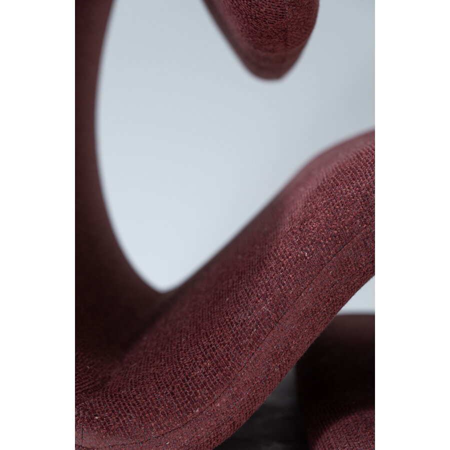 Dubna Loungestoel Merlot Bouclé