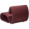 Dubna Loungestoel Merlot Bouclé