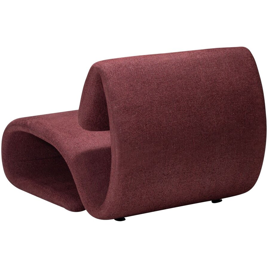 Dubna Loungestoel Merlot Bouclé