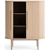 Meta Blank Eiken Opbergkast H118 cm Meta Blank Eiken Opbergkast H118 cm