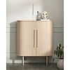 Meta Blank Eiken Opbergkast H118 cm Meta Blank Eiken Opbergkast H118 cm