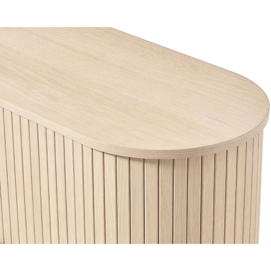 Meta Blank Eiken TV Meubel W140 cm Hygge Interiors Meta Blank Eiken TV Meubel W140 cm
