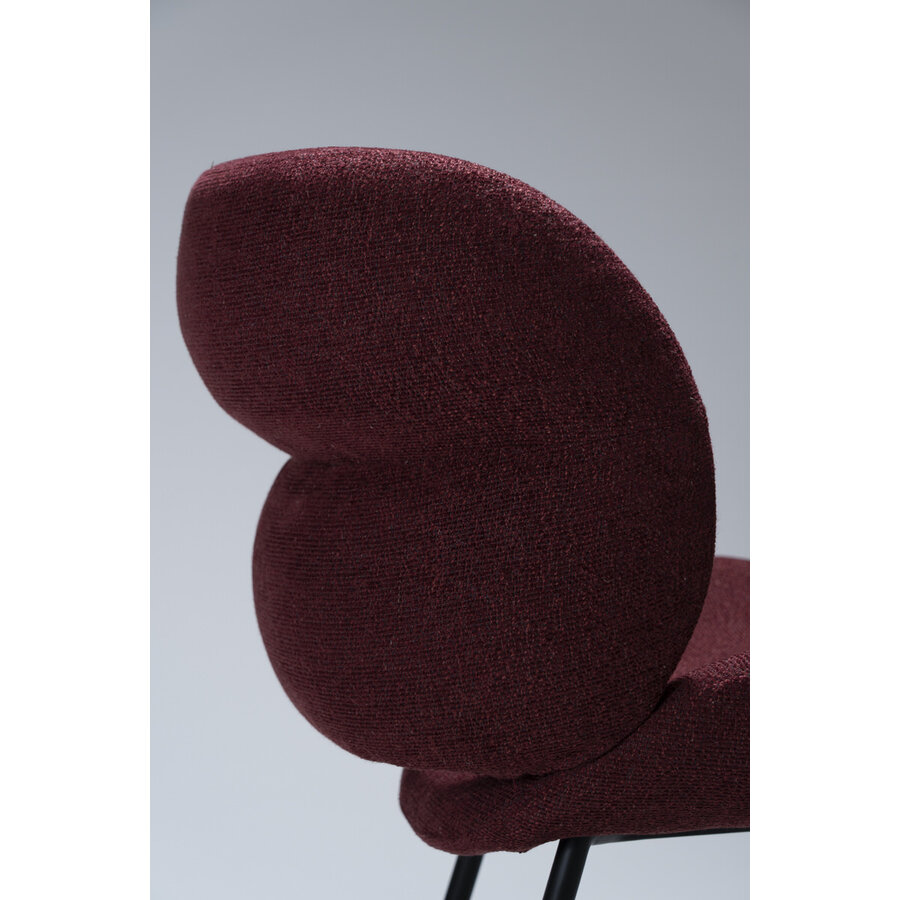 Terra Eetkamerstoel Merlot Bouclé Terra Eetkamerstoel Merlot Bouclé