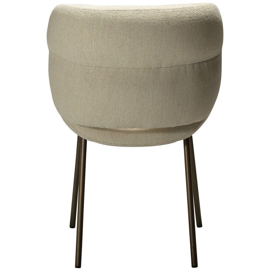 Terra Eetkamerstoel Beige Bouclé Terra Eetkamerstoel Beige Bouclé