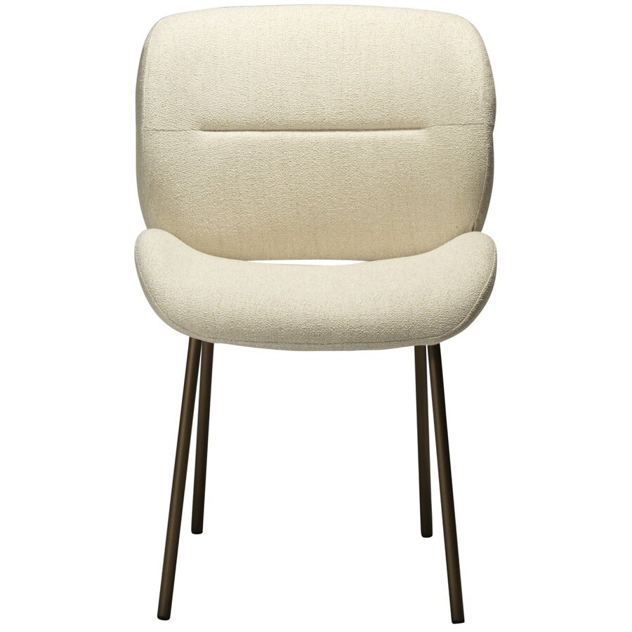 Terra Eetkamerstoel Beige Bouclé Terra Eetkamerstoel Beige Bouclé