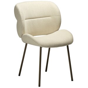 Dan Form Terra Eetkamerstoel Beige Bouclé