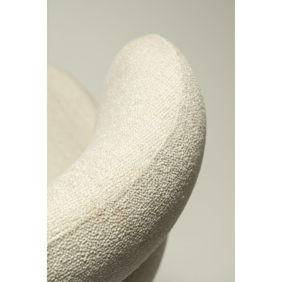 Terra Eetkamerstoel Beige Bouclé Terra Eetkamerstoel Beige Bouclé