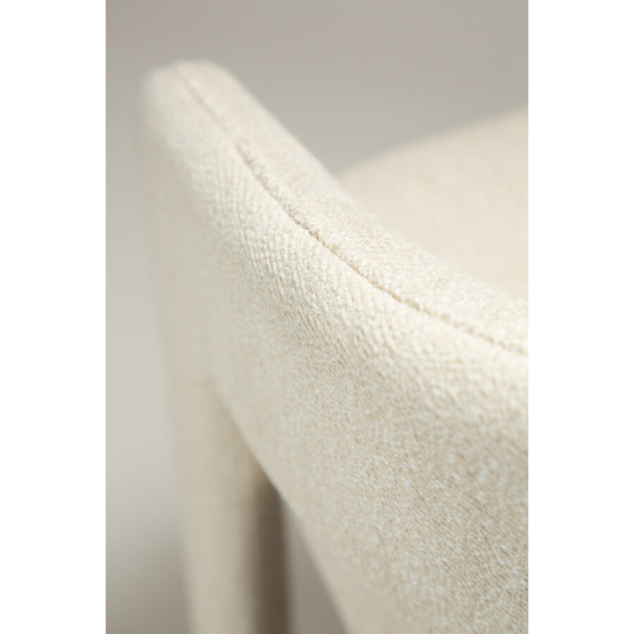 Splendor Beige Bouclé Barstoel Splendor Beige Bouclé Barstoel