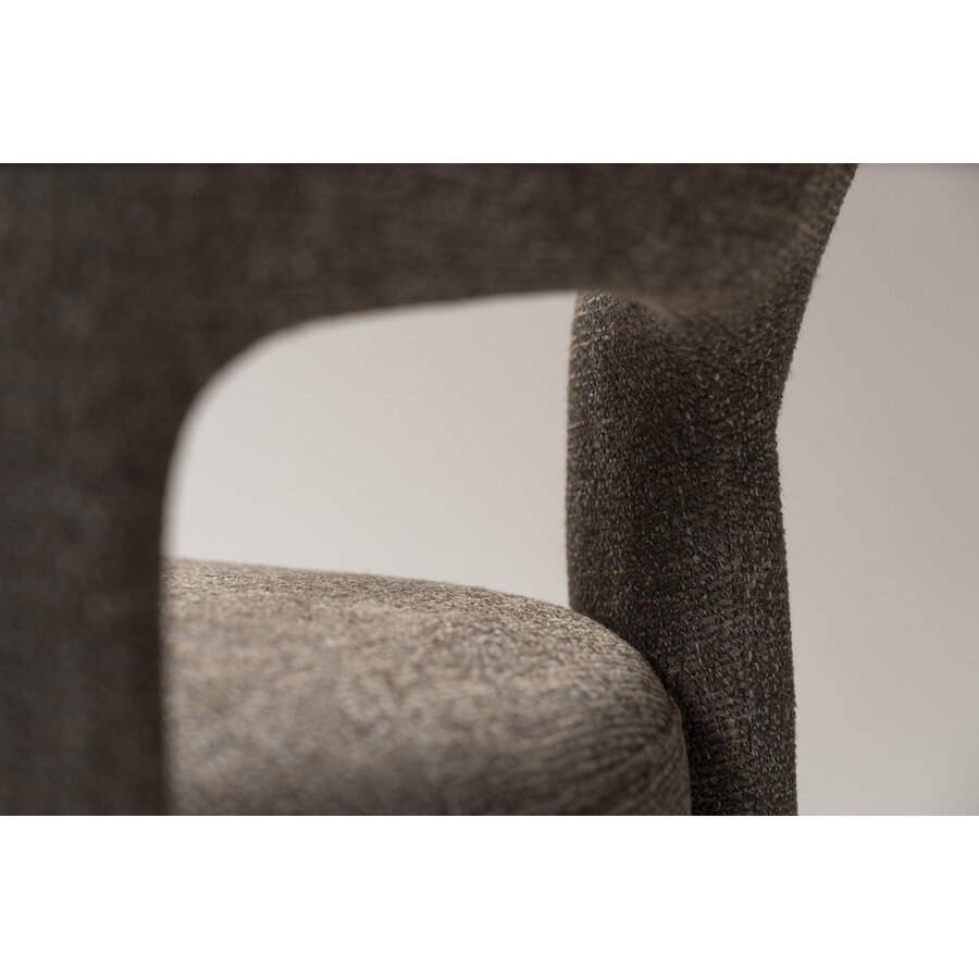 Splendor Eetkamerstoel Bruin Bouclé Dan Form Splendor Eetkamerstoel Bruin Bouclé