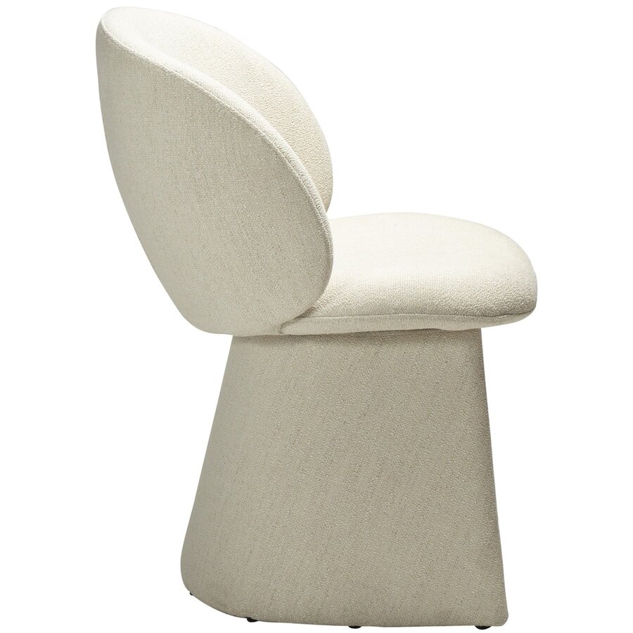 Sense Beige Bouclé Eetkamerstoel Sense Beige Bouclé Eetkamerstoel