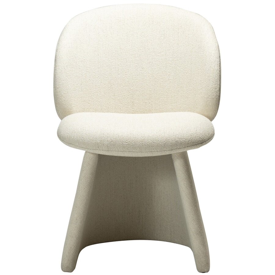 Sense Beige Bouclé Eetkamerstoel Sense Beige Bouclé Eetkamerstoel