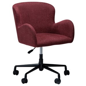 Dan Form Glam Merlot Bouclé Bureaustoel