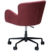 Glam Merlot Bouclé Bureaustoel Glam Merlot Bouclé Bureaustoel