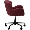 Glam Merlot Bouclé Bureaustoel Glam Merlot Bouclé Bureaustoel