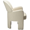 Aole Beige Bouclé Loungestoel Aole Beige Bouclé Loungestoel