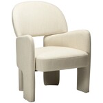 Dan Form Aole Beige Bouclé Loungestoel Dan Form Aole Beige Bouclé Loungestoel