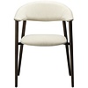 Ravish Armstoel Beige Bouclé/Mocha Essenhout Ravish Armstoel Beige Bouclé/Mocha Essenhout