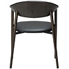 Ravish Armstoel Zwart Kunstleer/Mocha Essenhout Ravish Armstoel Zwart Kunstleer/Mocha Essenhout