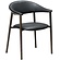 Ravish Armstoel Zwart Kunstleer/Mocha Essenhout Ravish Armstoel Zwart Kunstleer/Mocha Essenhout