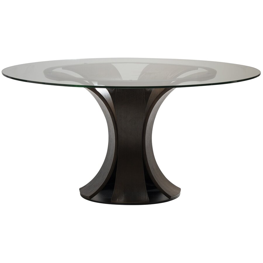 Epic Ronde Eettafel Glas / Mocha Essenhout Epic Ronde Eettafel Glas / Mocha Essenhout