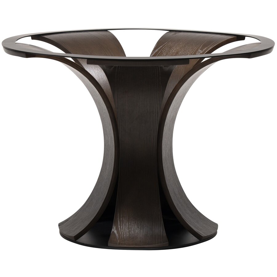 Epic Ronde Eettafel Glas / Mocha Essenhout Epic Ronde Eettafel Glas / Mocha Essenhout