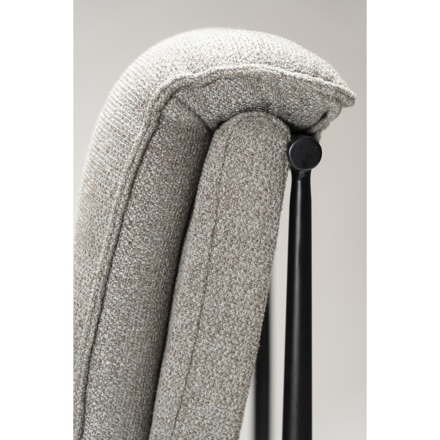 Evoke Eetkamerstoel Aardebruin Bouclé Evoke Eetkamerstoel Aardebruin Bouclé