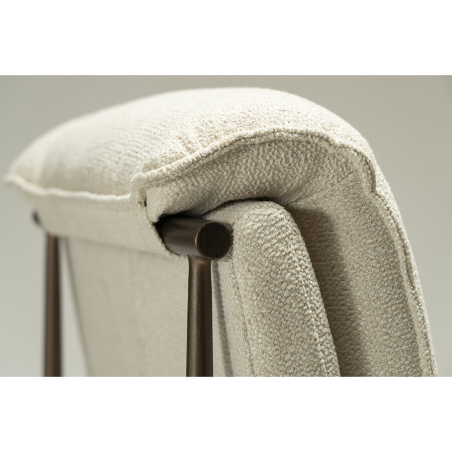 Evoke Eetkamerstoel Beige Bouclé Evoke Eetkamerstoel Beige Bouclé
