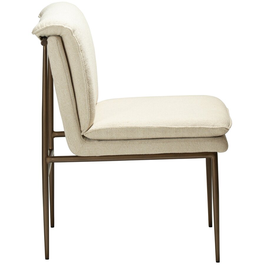 Evoke Eetkamerstoel Beige Bouclé Evoke Eetkamerstoel Beige Bouclé