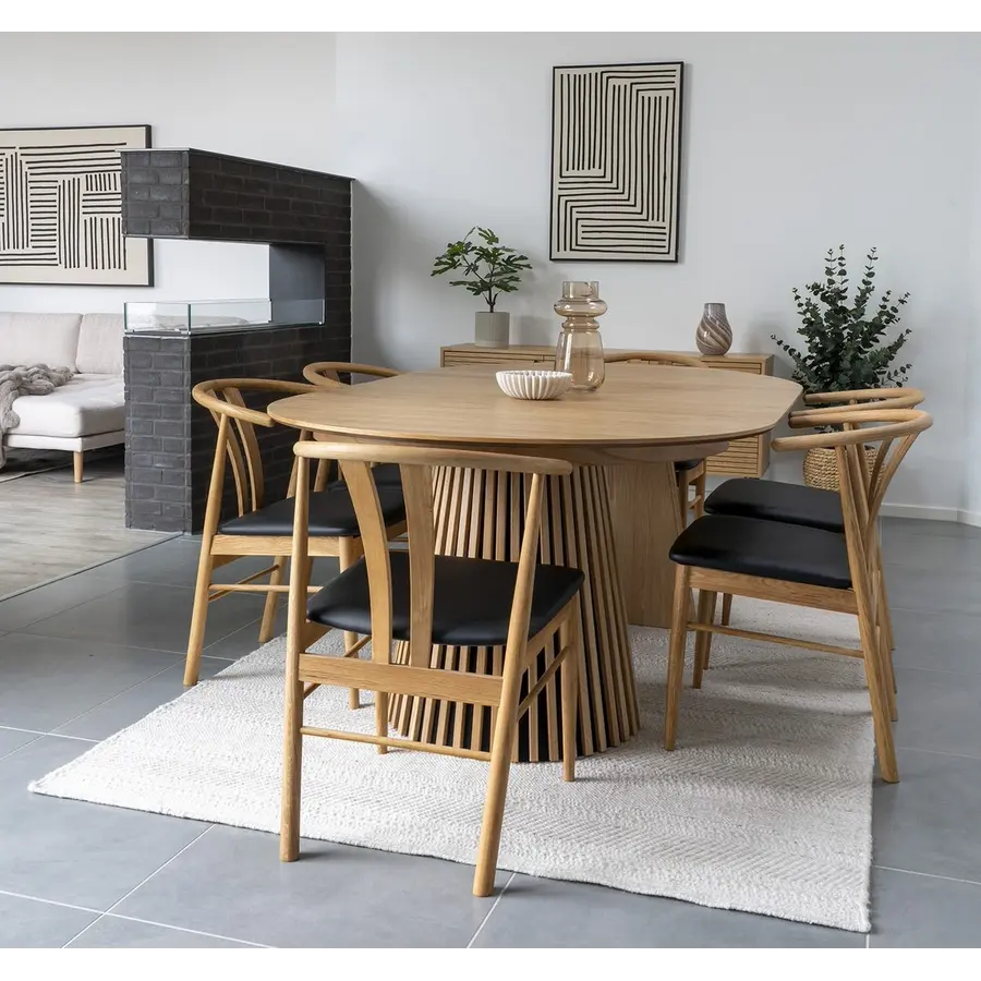 Osaka Eiken Eettafel Uitschuifbaar 200-250-300 cm Osaka Eiken Eettafel Uitschuifbaar 200-250-300 cm