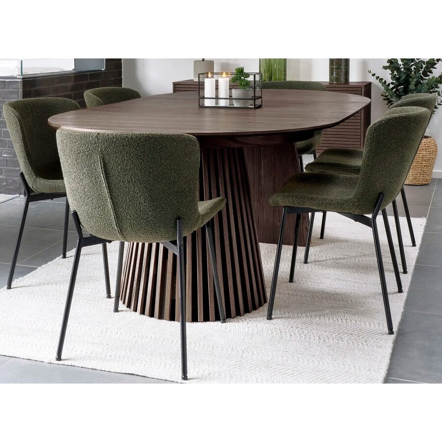 Osaka Gerookt Eiken Eettafel Uitschuifbaar 200-250-300 cm Osaka Gerookt Eiken Eettafel Uitschuifbaar 200-250-300 cm