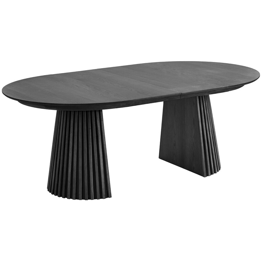Osaka Zwart Eiken Eettafel Uitschuifbaar 200-250-300 cm Osaka Zwart Eiken Eettafel Uitschuifbaar 200-250-300 cm