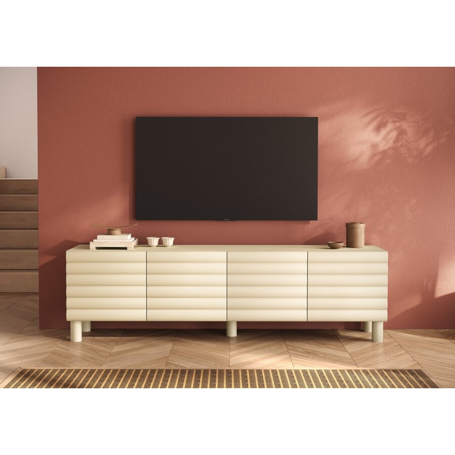 Benvenuto Design Adria Talco Cashmere TV Meubel met 4-Deuren