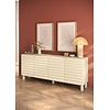 Adria Talco Cashmere Dressoir met 4-Deuren Adria Talco Cashmere Dressoir met 4-Deuren