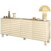 Adria Talco Cashmere Dressoir met 4-Deuren Adria Talco Cashmere Dressoir met 4-Deuren