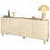 Adria Talco Cashmere Dressoir met 4-Deuren Adria Talco Cashmere Dressoir met 4-Deuren
