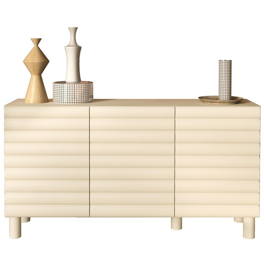 Adria Talco Cashmere Dressoir met 3-Deuren Benvenuto Design Adria Talco Cashmere Dressoir met 3-Deuren