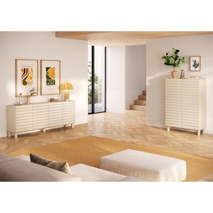 Benvenuto Design Adria Talco Cashmere Opbergkast met 2-Deuren