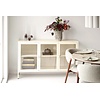 Brisbane Gebroken Wit / Glas Dressoir W140 cm Brisbane Gebroken Wit / Glas Dressoir W140 cm
