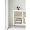 Brisbane Gebroken Wit / Glas Dressoir W140 cm Brisbane Gebroken Wit / Glas Dressoir W140 cm