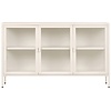 Brisbane Gebroken Wit / Glas Dressoir W140 cm Brisbane Gebroken Wit / Glas Dressoir W140 cm