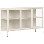 House Nordic Brisbane Gebroken Wit / Glas Dressoir W140 cm House Nordic Brisbane Gebroken Wit / Glas Dressoir W140 cm