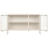 Brisbane Gebroken Wit / Glas Dressoir W140 cm Brisbane Gebroken Wit / Glas Dressoir W140 cm