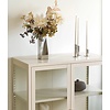 Brisbane Gebroken Wit / Glas Vitrinekast H101 cm