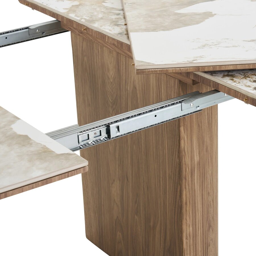Athens Keramiek Eettafel Uitschuifbaar Ø120 - 200 cm House Nordic Athens Keramiek Eettafel Uitschuifbaar Ø120 - 200 cm