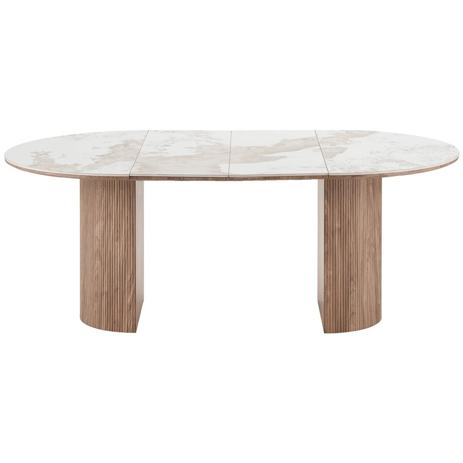 Athens Keramiek Eettafel Uitschuifbaar Ø120 - 200 cm House Nordic Athens Keramiek Eettafel Uitschuifbaar Ø120 - 200 cm